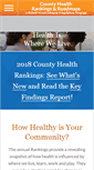 Mobile Screenshot of countyhealthrankings.org